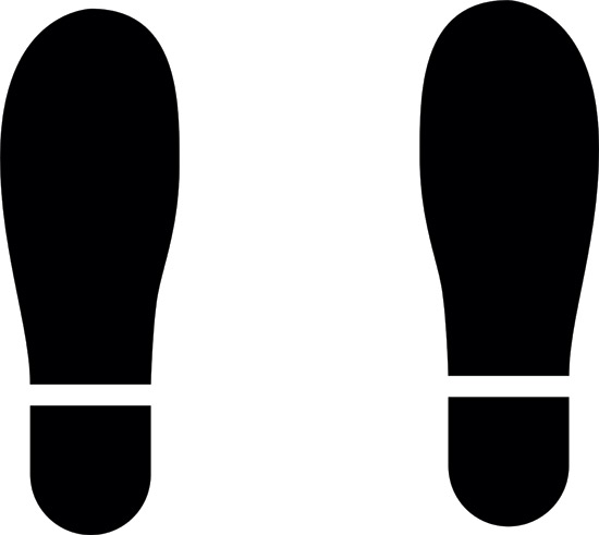 Best Photos of Left And Right Shoe Footprint - Right and Left Shoe ...