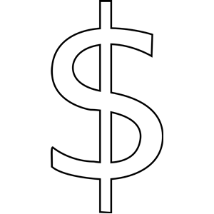 dollar sign clipart, cliparts of dollar sign free download (wmf ...