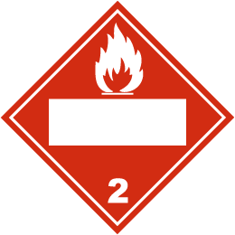 Custom HAZMAT Placard L1285-C - by SafetySign.com