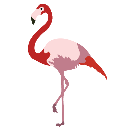 Cartoon Flamingo Image Clipat - Animal Clip Arts