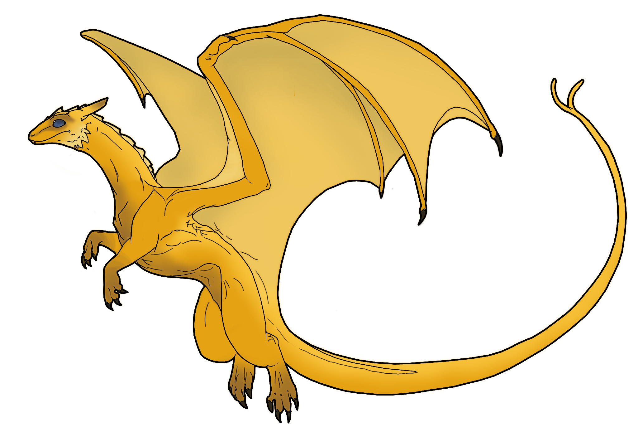 Gold Dragon.png - ClipArt Best