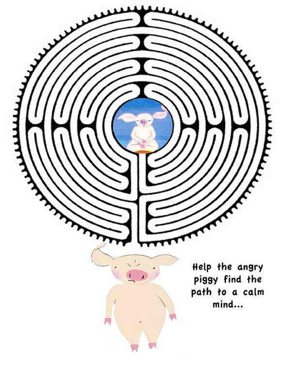 Labyrinth Meditation - ClipArt Best