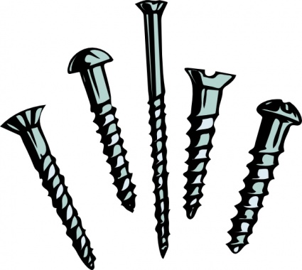 Nails and screws clipart