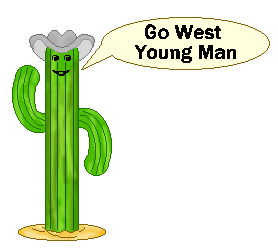 Cactus Clip Art of a cactus people cowboys with faces and text ...