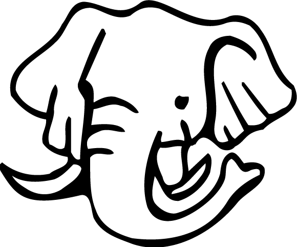 coloring pages of lose up of elephant face for kids - Coloring ...