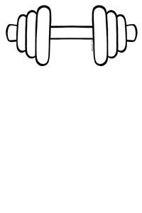 Barbell Free LDS Clipart
