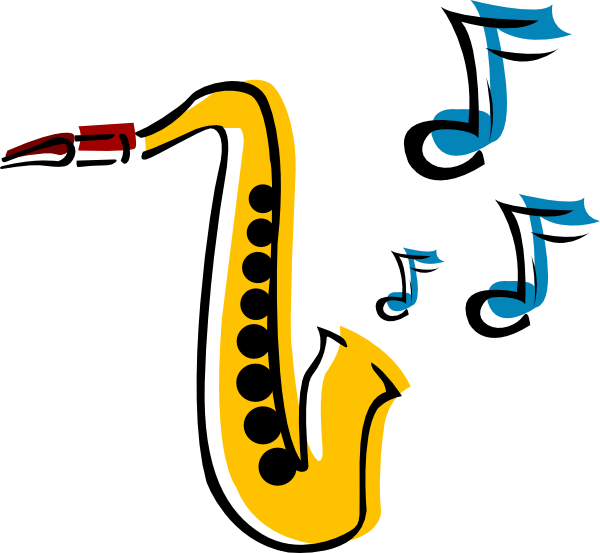 Saxophone Clip Art Vector Free For Download