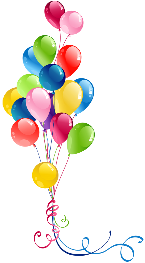Transparent Bunch Balloons Clipart - ClipArt Best - ClipArt Best