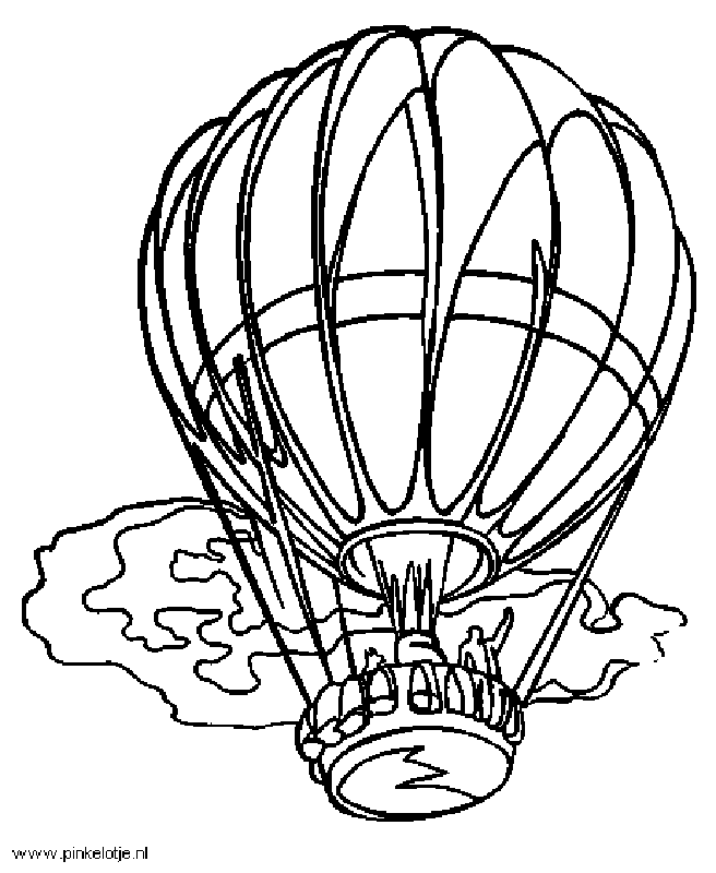 Hot Air Balloons Coloring Pages - AZ Coloring Pages