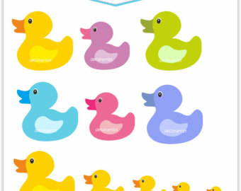 Rubber Duck Clipart Black And White - Free Clipart ...