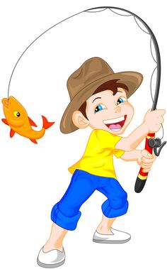 Fishing Clip Art Birthday - Free Clipart Images