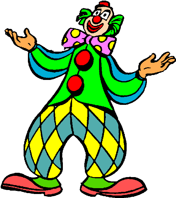 Free clown clipart images