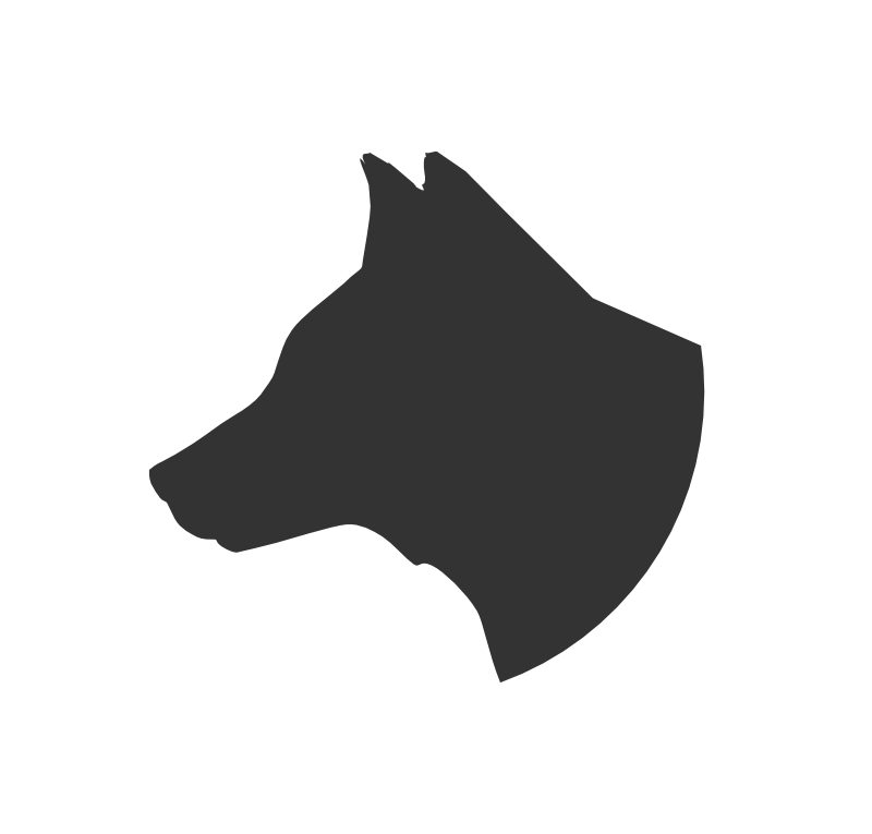 Dog Head Silhouette | Free Download Clip Art | Free Clip Art | on ...