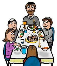 Jewish family clipart