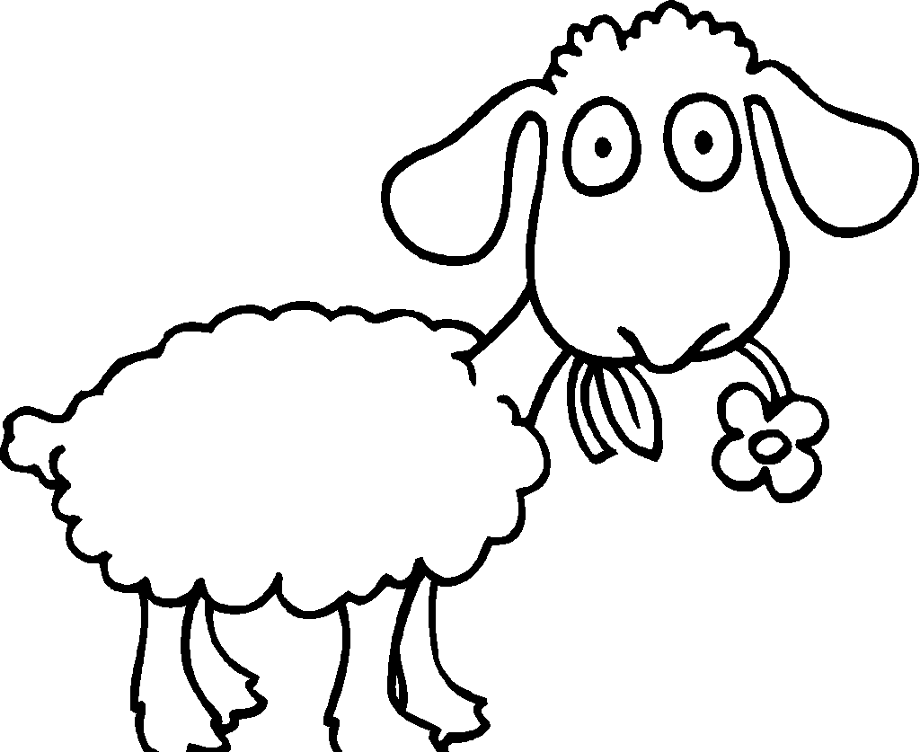 sheep coloring pages | Kids Activities