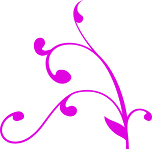 Decorative Corner Purple Clip Art - vector clip art ...