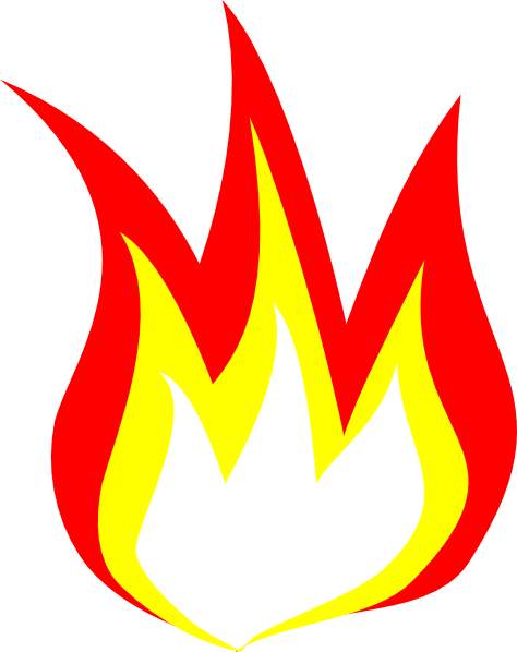 Flame fire clipart 6 2 image #6987