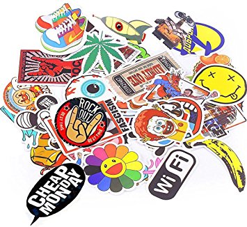 Amazon.com: Xpassion Car Stickers Decals Pack 100 Pieces Bumper ...