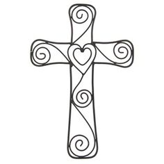 Heart And Cross Clipart