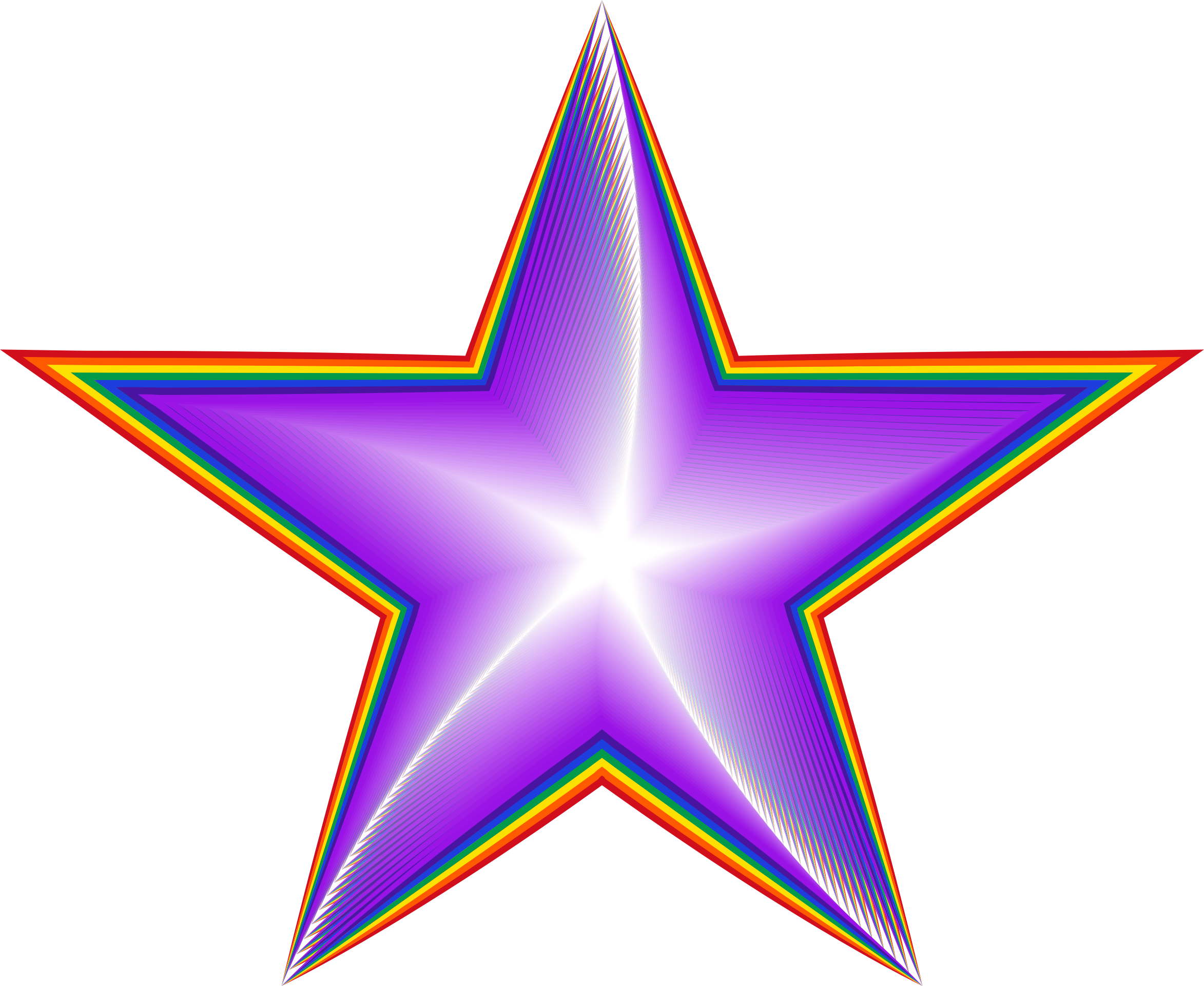 Shooting Star Clipart Rainbow Rainbow Colorful Star C