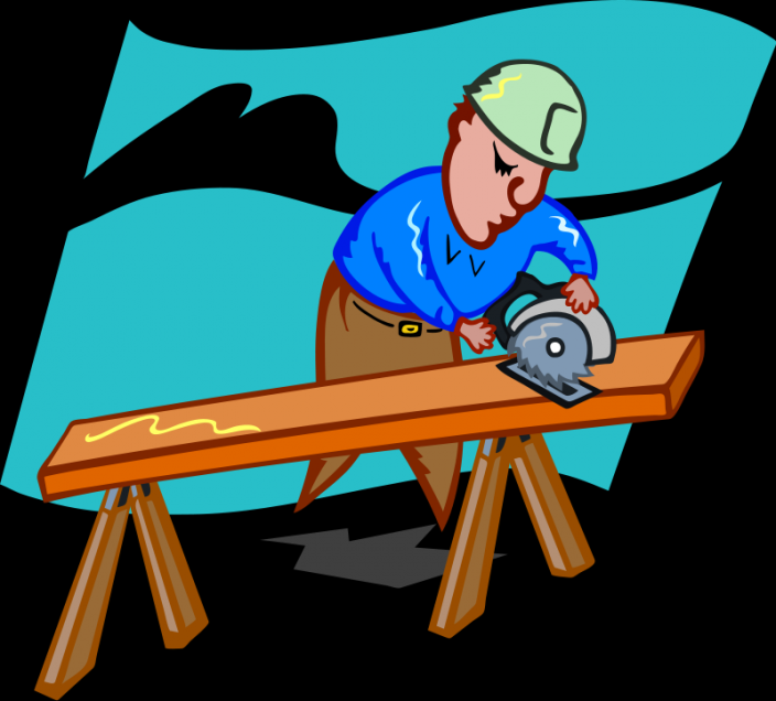 Angry carpenter clipart woodworker