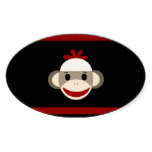 Cute Happy Monkey - Baby Boy Stickers from Zazzle.