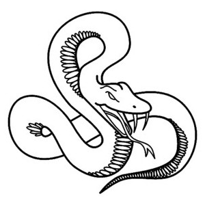 Outline Tribal Snake Tattoo Design | Tattoobite.com - ClipArt Best