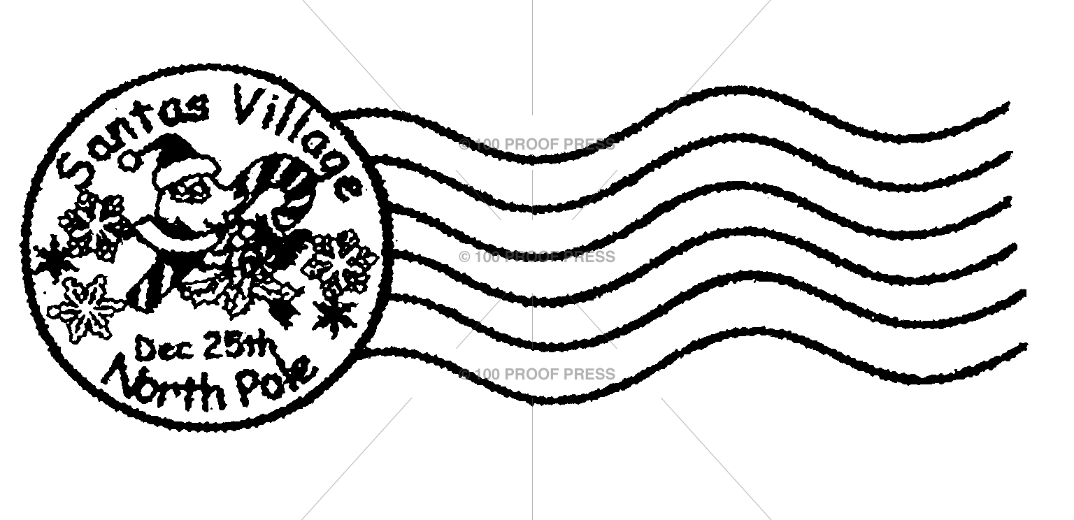 Cancelled Postage Clipart