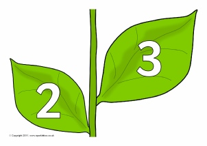 Plants and Leaves Number Classroom Display Resources - SparkleBox