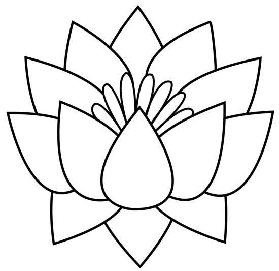 Lotus Outline | Free Download Clip Art | Free Clip Art | on ...
