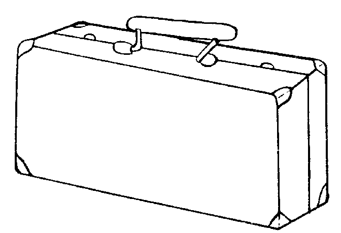 Blank Suitcase Template - ClipArt Best