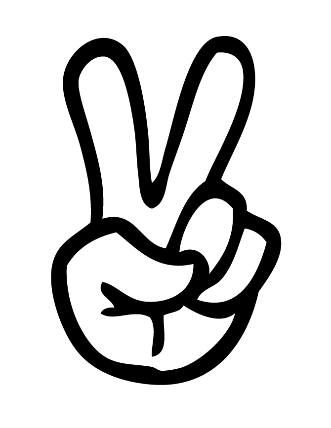 Finger Peace Sign ClipArt Best