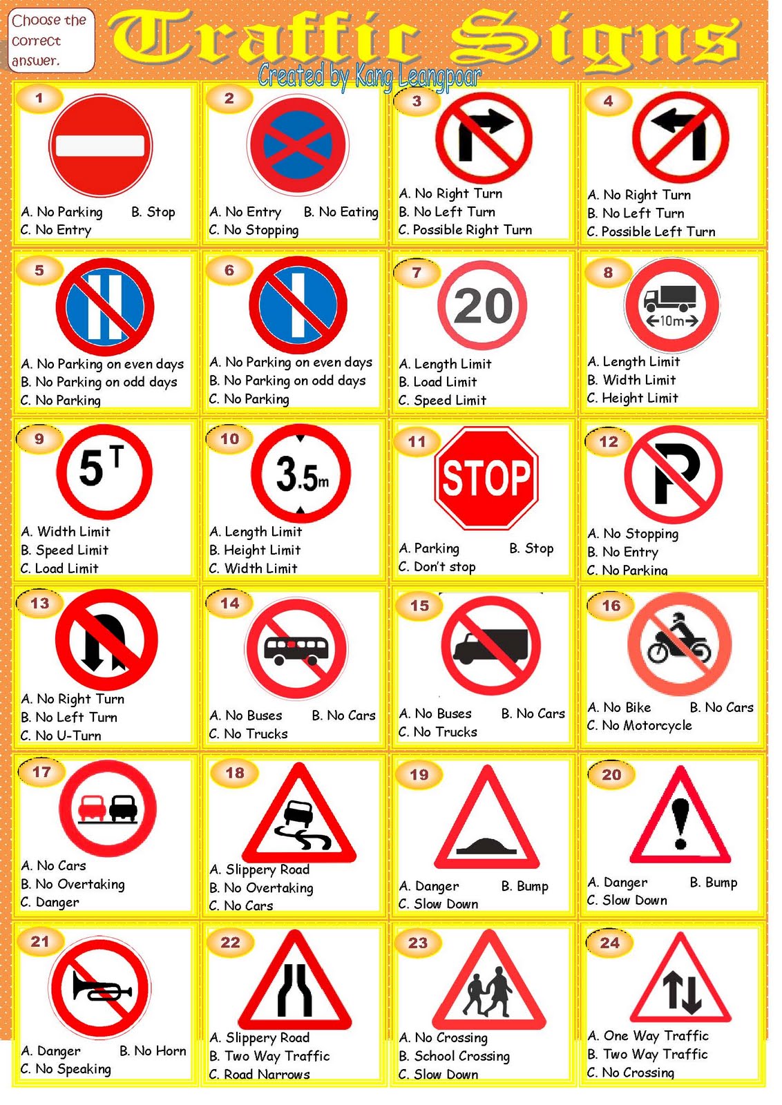 Road Signs And Meanings ClipArt Best