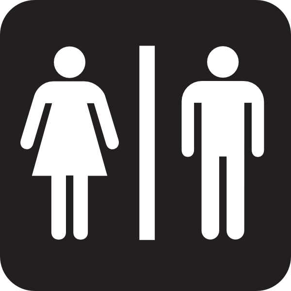 Rest Room Sign Clip Art - vector clip art online ...