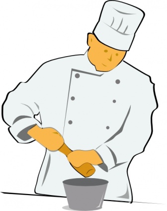 Chef clip art vector, free vector graphics