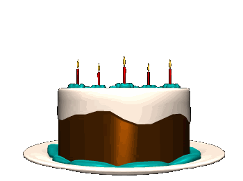 birthday cake candles gif