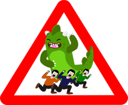 clipart-godzilla-danger-256x ...