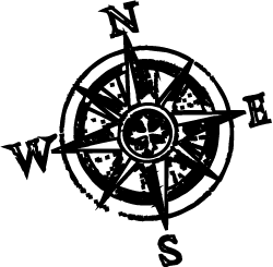 Pirate Graphics, Compass Rose Clip Art (free craft printables)