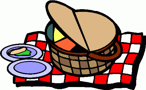 Picnic Clip Art Black And White - Free Clipart Images