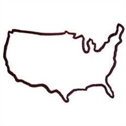 usa outline