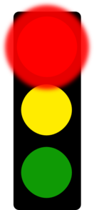 red stop light clip art