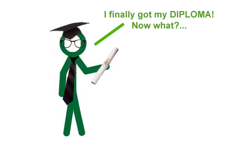Green Stickman™ Message to All The Graduates!