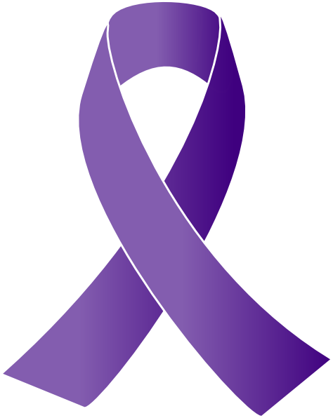 Purple Awareness Ribbon Clip Art - vector clip art ...