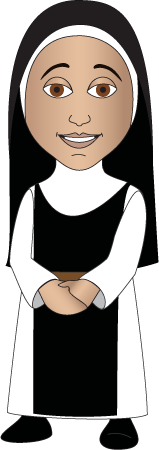 errantem animum: Muñequitos Monasticos: Cistercian Nun