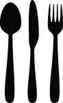 Spoon And Fork Drawing - Free Clipart Images