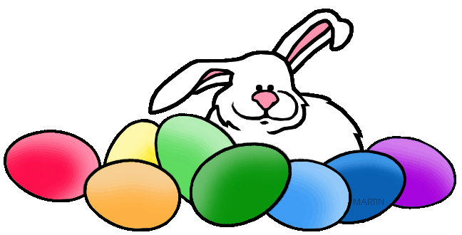 Gif clipart art images of easter rabbits