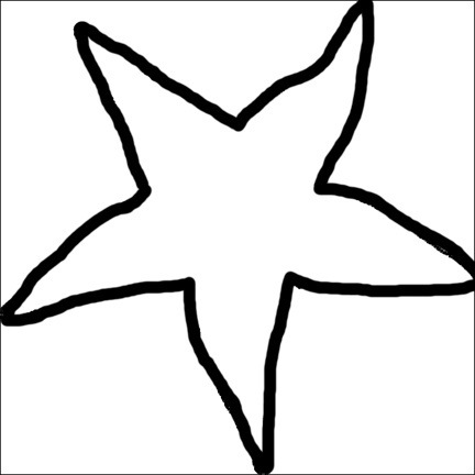 sea star stencil