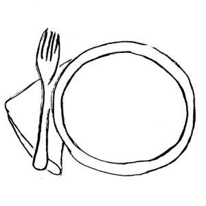 Dishes Clipart Black And White ClipartFox ClipArt Best ClipArt Best