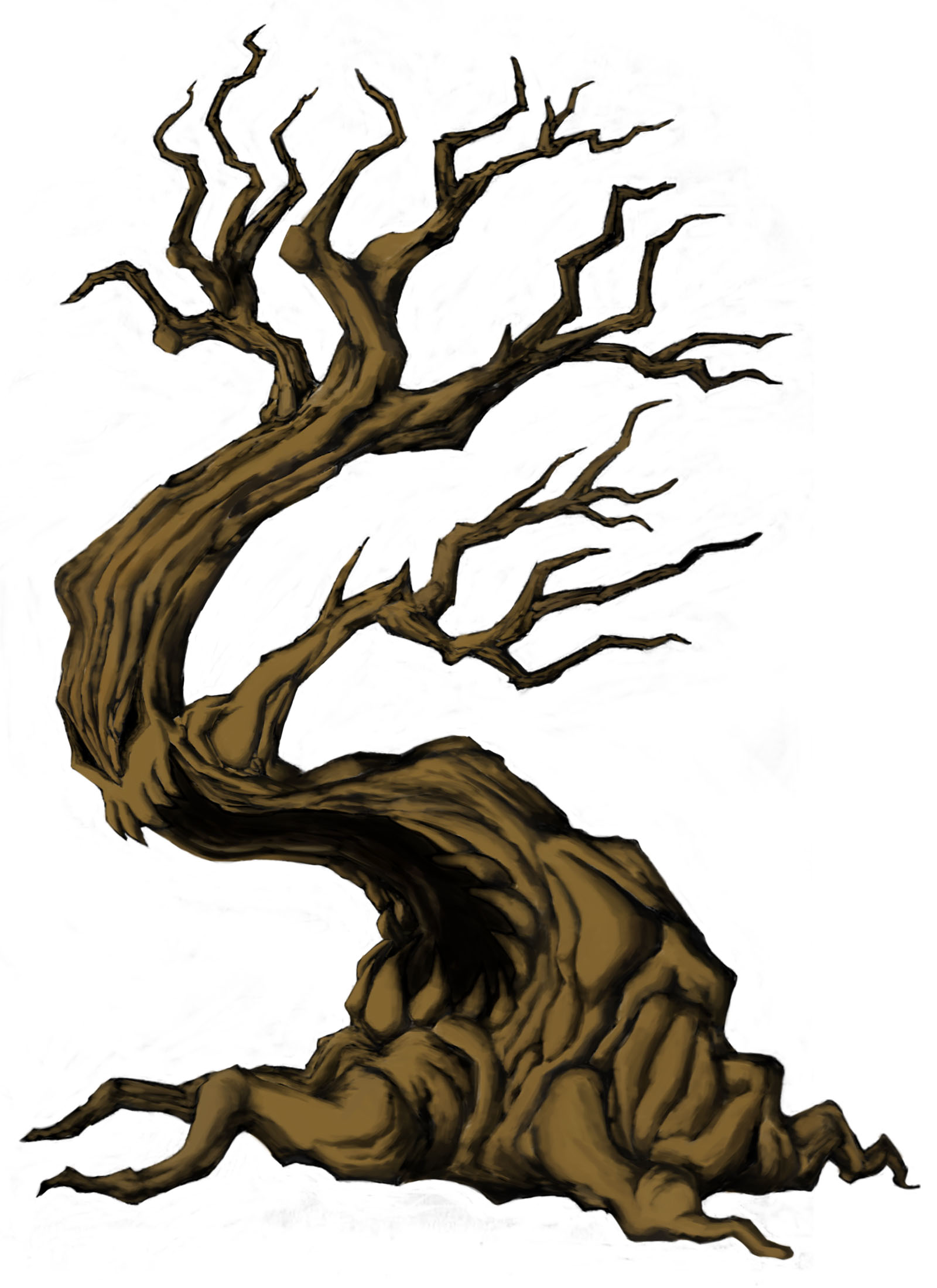 Scary Tree Clipart