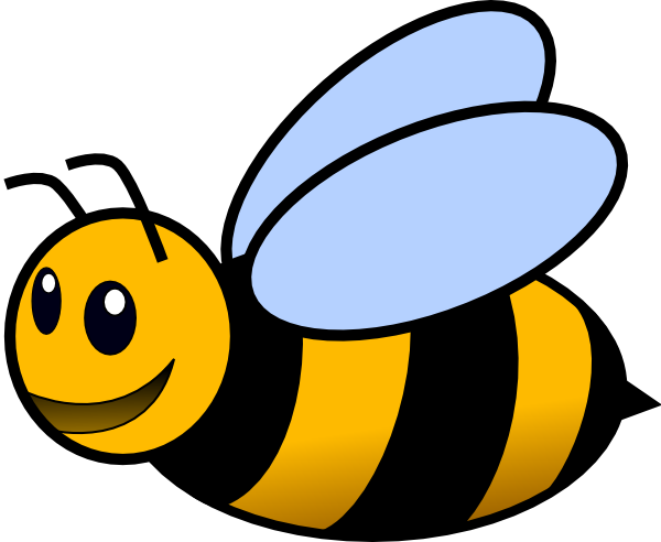 Honey bee vector clipart